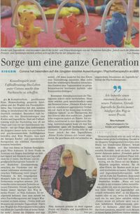 Siegener Zeitung_Sorge um eine ganze Generation_2021-05-28
